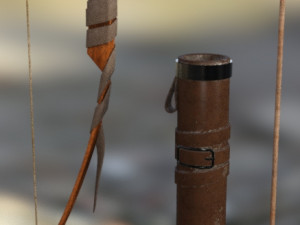 Arrow bow quiver Low-poly Modelo 3D