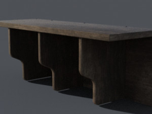 Shelf medieval old decor Modelo 3D