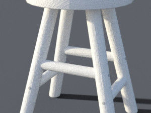 Stool medieval decor 3D मॉडल