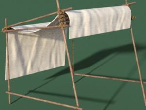 Tent medieval Model 3D