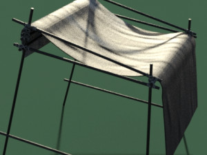 Tent medieval Model 3D