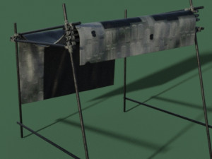 Tent medieval Model 3D