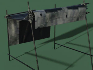 Tent medieval 3D Model