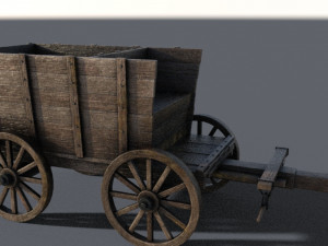 Wagon medieval 3D Models