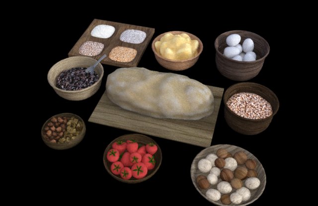 Viking pack props medieval Modello 3D .c4d .max .obj .3ds .fbx .stl .blend 