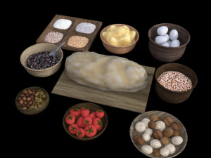 Viking pack props medieval 3D मॉडल