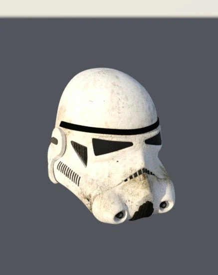 Helmet Troop 3D Model .c4d .max .obj .3ds .fbx .stl .blend 
