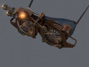 Googles steampunk sci fi 3D Model