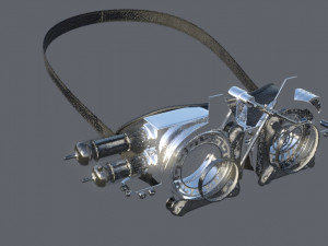 Googles steampunk sci fi 3D Model