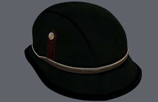 Hat old Model 3D .c4d .max .obj .3ds .fbx .stl .blend 