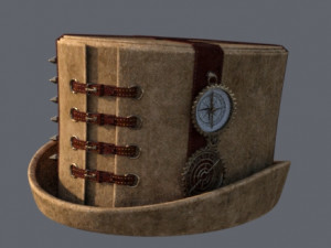 Steampunk Hat old Modelo 3D