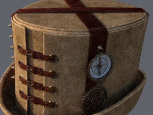 Steampunk Hat old Modelo 3D