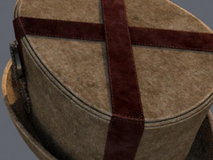Steampunk Hat old Modelo 3D