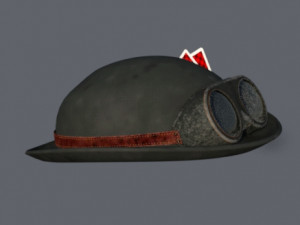 Hat old Card style 3D Model