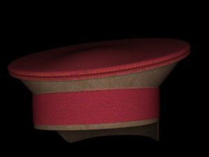 Hat military old 3D Model
