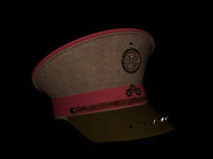 Hat military old 3D Model
