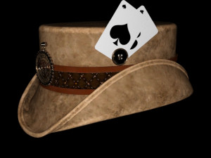Steampunk Hat old card 3D 模型