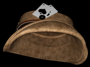 Steampunk Hat old card 3D 模型