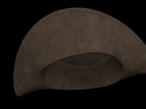 Hat historic old cards 3D Модель