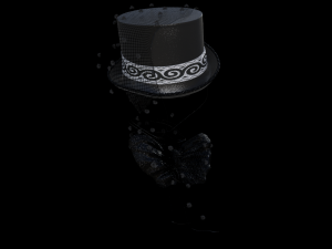 Hats cabaret old female 3D Модель