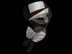 Hats cabaret old female 3D Модель