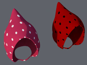 Fae caps unissex 3D Model