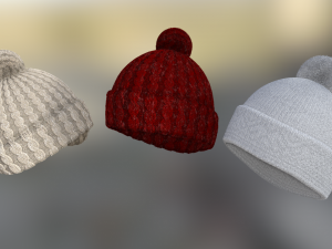 Xmas Hat collection 3D Model