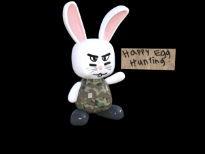 Rabbit Easter 3Dモデル