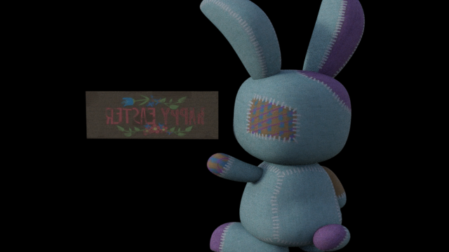 Bunny easter signal 3D-Modell .c4d .max .obj .3ds .fbx .stl .blend 