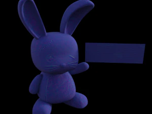 Bunny easter signal 3D Model