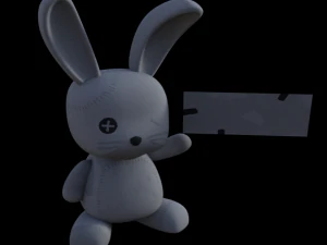 Bunny easter signal 3D Model