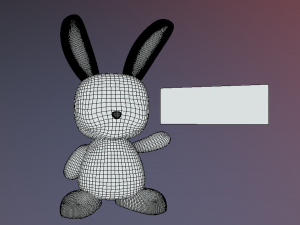 Bunny easter signal 3D-Modell