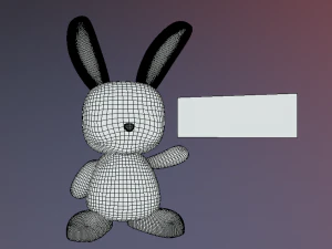 Bunny easter signal 3D Model