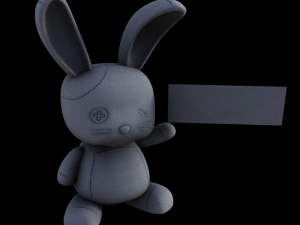 Bunny easter signal 3D-Modell