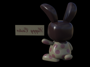 Bunny easter chocolate 3D Model