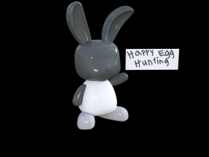 Bunny easter chocolate 3D Model