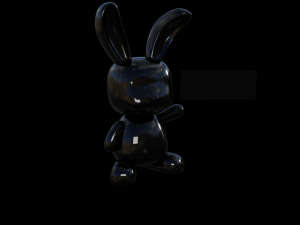 Bunny easter chocolate 3D Model