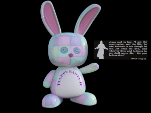 Happy Easter bunny 3Dモデル