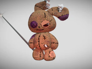 Pasen Voodoo-konijn 3D Model