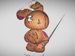 Easter Voodoo Rabbit 3D Model