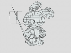 Easter Voodoo Rabbit 3D Model