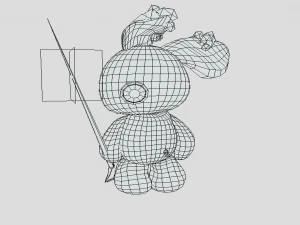 Easter Voodoo Rabbit 3D Model