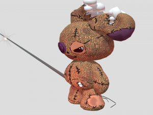 Easter Voodoo Rabbit 3D Model
