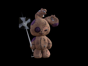 Easter Voodoo Rabbit 3D Model