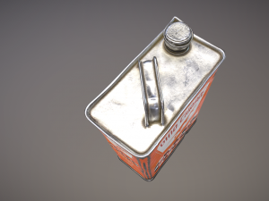 Motor oil retro tint can 3D Модель