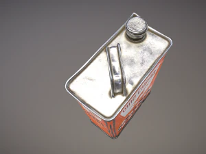 Motor oil retro tint can 3D Model