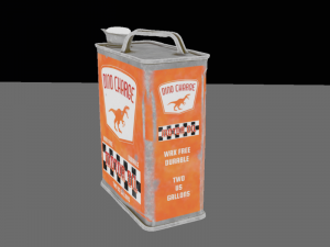 Motor oil retro tint can 3D Модель