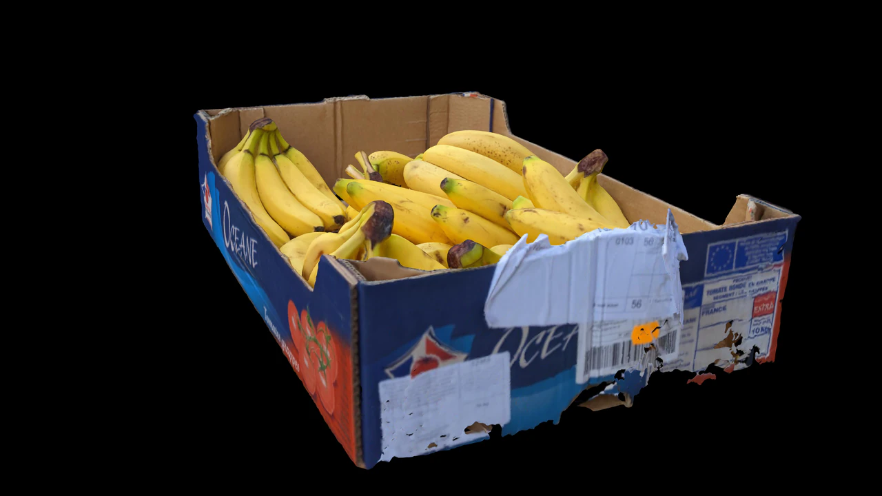 Bananas crate 3D Model .c4d .max .obj .3ds .fbx .stl .blend