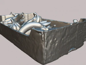 Bananas crate 3D Model