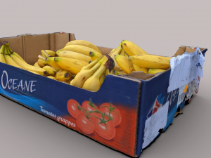 Bananas crate Modelo 3D